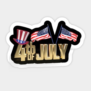 US INDEPENDENCE DAY Sticker